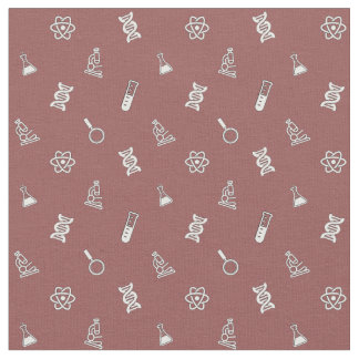 Cute Science Fabric Tyg