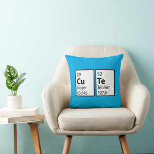 Cute Science Geek Kudde