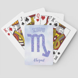 Cute Scorpio Astrology-Personlig Casinokort
