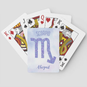 Cute Scorpio Astrology-Personlig Casinokort