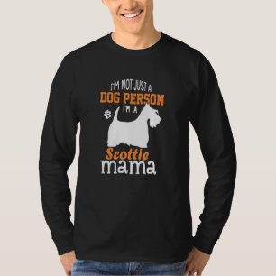 Cute Scottie Mamma Scottie Mamma Hund Mors dag T Shirt
