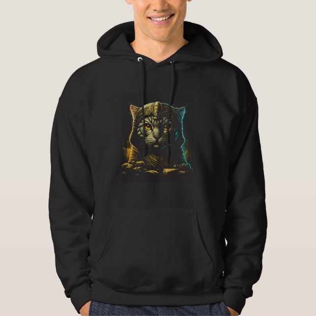 Cute Scottish Fold Cat Pharaoh Scottish Fold Cat 2 Hoodie (Framsida)