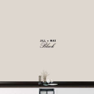 Cute Scripted Couples Namn X-Small Wall Decal