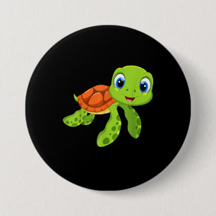 Cute Sea Baby Turtle Gift Knapp
