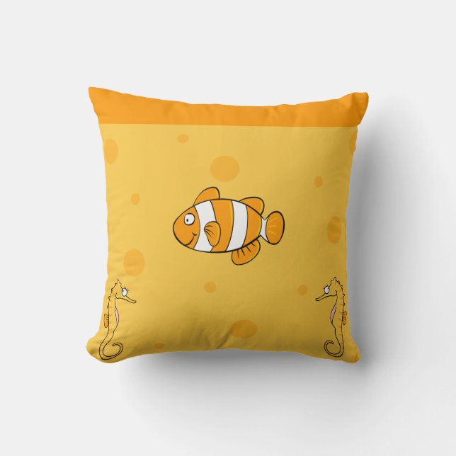 Cute Sea CreatPillows Kudde (Framsida)