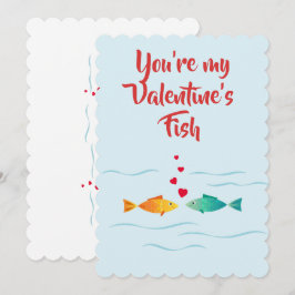 Cute sea fish i kärlek