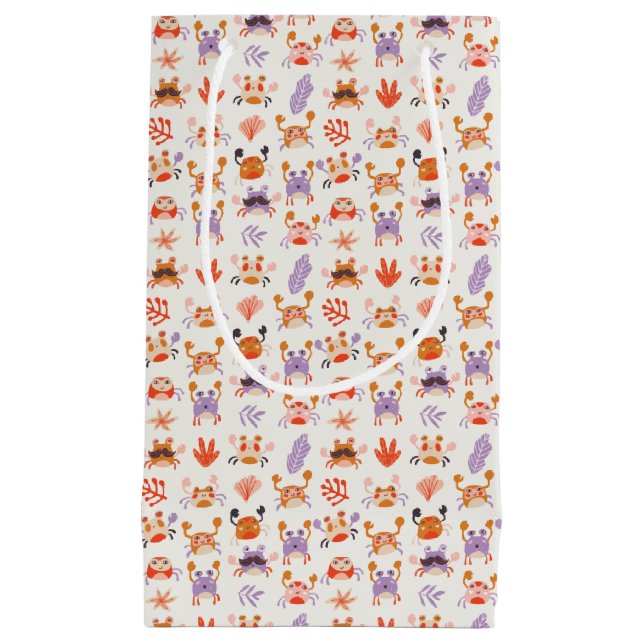 Cute Sea Friends Coral Crab Watercolor (Framsidan)