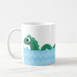 Cute Sea Monster Kaffemugg
