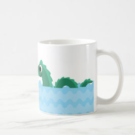 Cute Sea Monster Kaffemugg