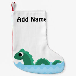 Cute Sea Monster Liten Julstrumpa