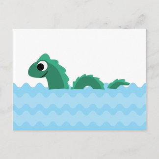 Cute Sea Monster Vykort