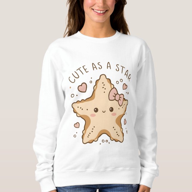 Cute Sea Star T Shirt (Framsida)