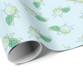 Cute Sea Turtle Baby Shower Kawaii Presentpapper