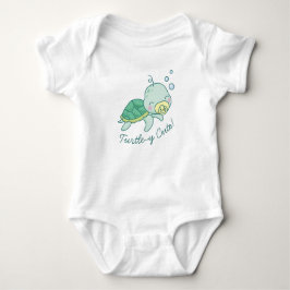 Cute Sea Turtle Baby Shower Kawaii White T Shirt