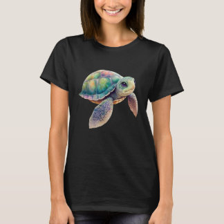 Cute Sea Turtle Graphic T Shirt