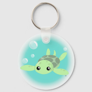 Cute Sea Turtle Keychain Nyckelring