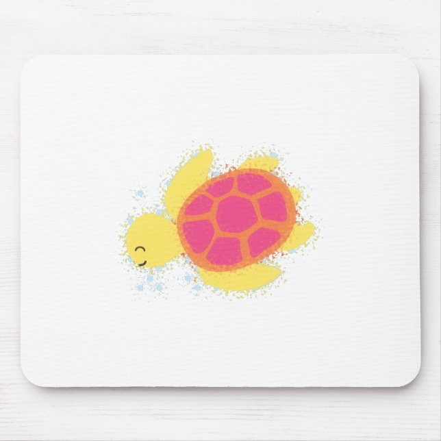 Cute Sea Turtle Musmatta (Framsidan)
