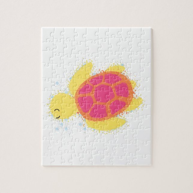 Cute Sea Turtle Pussel (Vertikal)