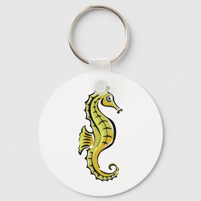 Cute Seahorse Nyckelring (Framsida)