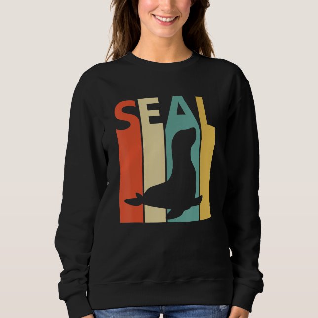 Cute Seal Animal T Shirt (Framsida)