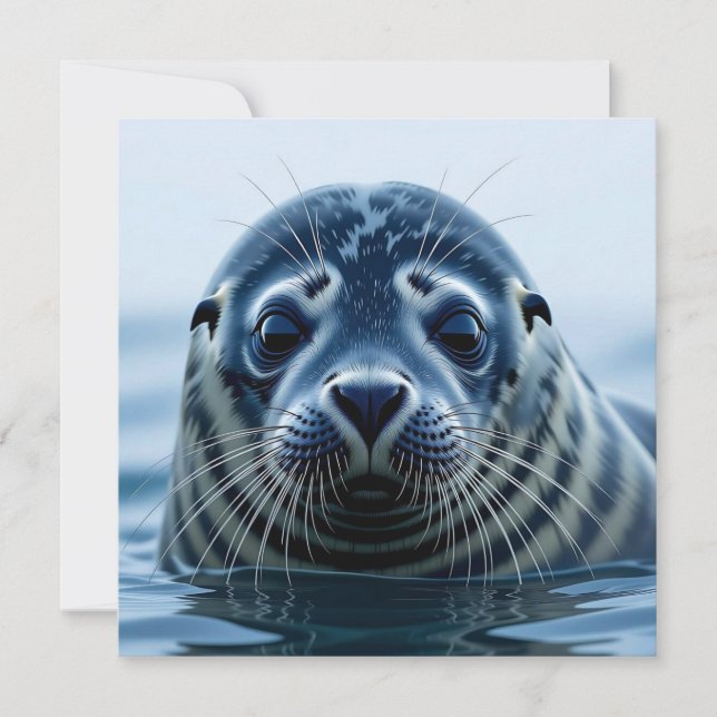 Cute Seal Close up (Framsida)
