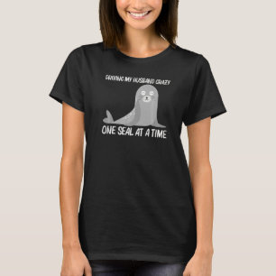 Cute Seal for Women Mamma Sea Lejon Zoo Animal T Shirt