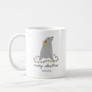 Cute Seal-jul Kaffemugg