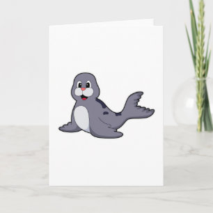Cute Seal Kort