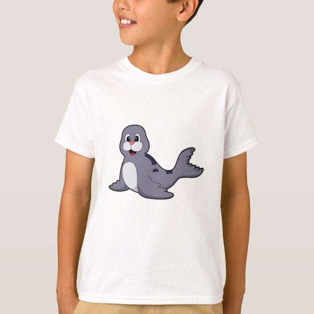 Cute Seal T Shirt (Framsida)