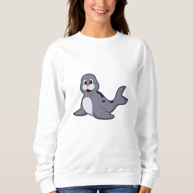 Cute Seal T Shirt (Framsida)