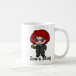 Cute Secret Agent Girl Kaffemugg