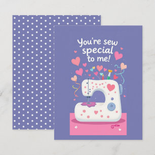 Cute Seed Maskin Valentines day Anteckningskort