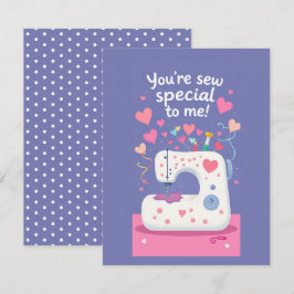 Cute Seed Maskin Valentines day Anteckningskort