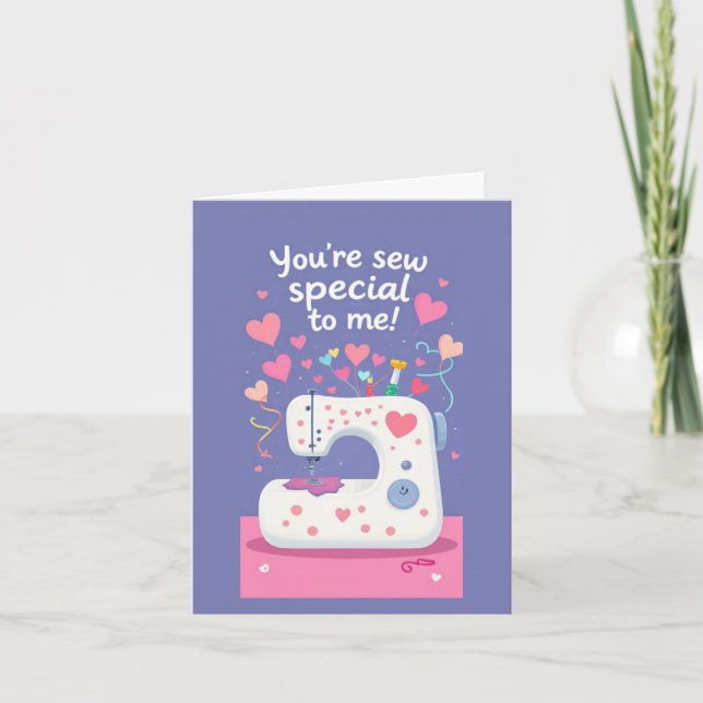 Cute Seed Maskin Valentines day Anteckningskort (Framsida)