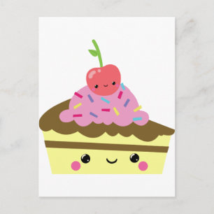 Cute Segce Cake från Kawaii Ice Cake Vykort
