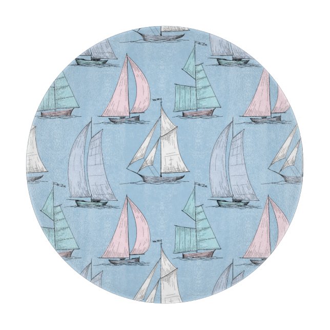 Cute Segelbåt Mönster 1 (Framsidan)