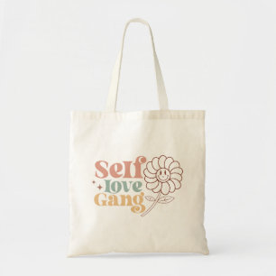 Cute Self Kärlek Boho Tote Bag Tygkasse