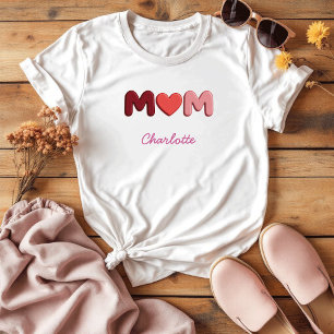 Cute & Sentimental Gift för Mamma Mamma Life T Shirt