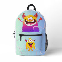 Cute Sew Kids School Monster-ryggsäckar