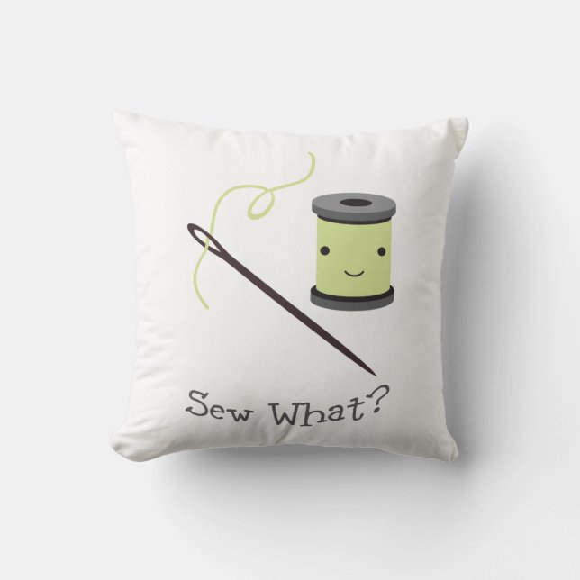 Cute, Sew vadå? Kudde (Framsida)