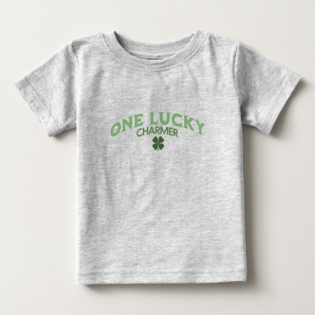 Cute Shamrock Charmer St patrick's day T Shirt (Framsida)