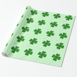 Cute shamrock mönster presentpapper