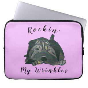 Cute Shar Pei Hund Neoprene 13 tum Laptop sleeve