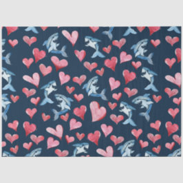 Cute Shark Älskare Mönster