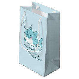 Cute Shark Baby Shower Kawaii Blue Boy
