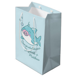 Cute Shark Baby Shower Kawaii Rosa Girl Girl