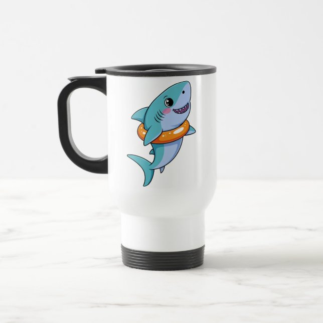 Cute Shark Baby With Float | Kids Resemugg (Vänster)
