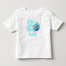 Cute Shark Birthday Anpassningsbar Age Boy T Shirt
