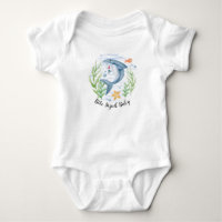 Cute Shark Bita Sized Baby T-Shirt under Sea
