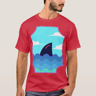 Cute Shark Fin for Shark Lovers T Shirt
